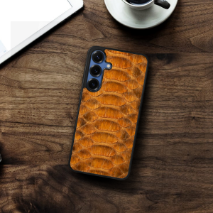 Накладка SkinBacker Python Scales Samsung Galaxy S25 Plus Коричневий