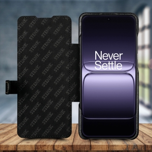 Чехол книжка Stenk Premium для OnePlus 13T Чёрный