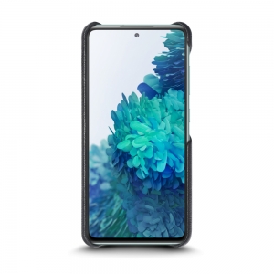 Шкіряна накладка Stenk Cover для Samsung Galaxy S20 FE Чорна