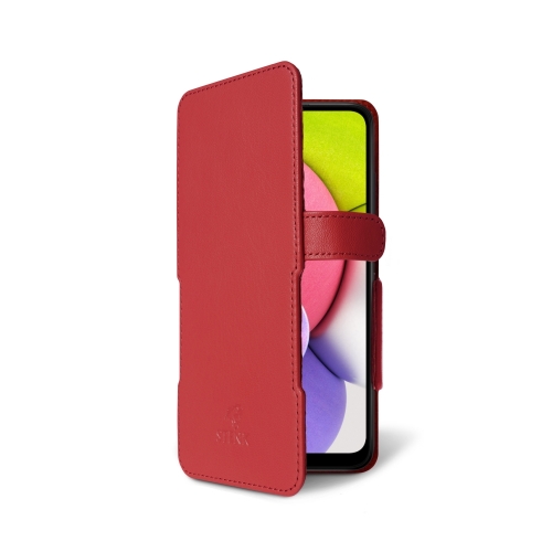 чехол-книжка на Samsung Galaxy A03s Красный Stenk Prime фото 2
