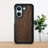 Кожаная накладка Stenk WoodBacker для Xiaomi Poco X8 Pro Черный