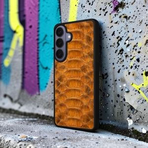 Накладка SkinBacker Python Scales для Samsung Galaxy S26 Plus Коричневий