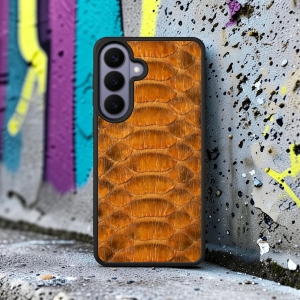 Накладка SkinBacker Python Scales для Samsung Galaxy S26 Plus Коричневий