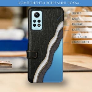 Чохол книжка Stenk Premium для Xiaomi Redmi Note 12 Pro 4G Чорний