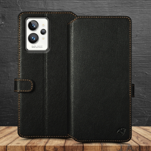 чохол-гаманець на Realme GT2 Pro Чорний Stenk Premium Wallet фото 1