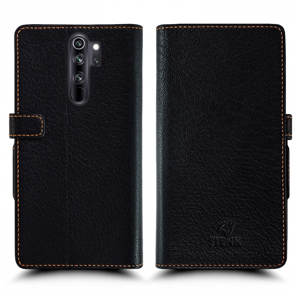 

Чехол книжка Stenk Wallet для Xiaomi Redmi Note 8 Pro Чёрный, Черный