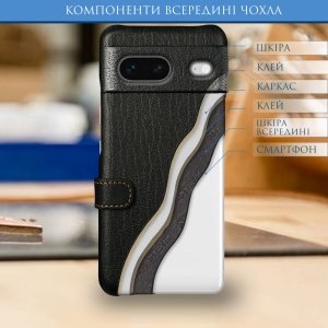 Чохол книжка Stenk Premium для Google Pixel 7 Чорний
