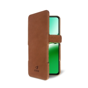 Чохол книжка Stenk Prime для OPPO Reno12 FS Camel