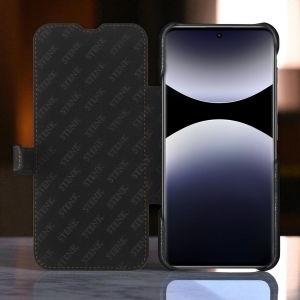 Чехол книжка Stenk Premium для Xiaomi Redmi Note 14 Pro Plus 5G Чёрный
