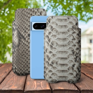 Футляр Stenk Sportage Python для Google Pixel 8 Pro Натуральний