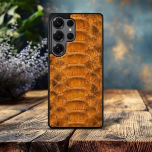 Накладка SkinBacker Python Scales для Samsung Galaxy S25 Ultra Коричневий