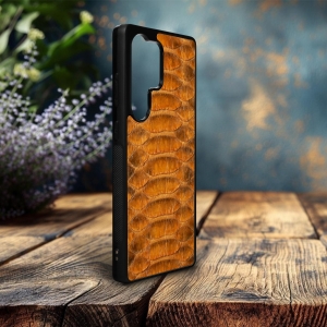 Накладка SkinBacker Python Scales для Samsung Galaxy S25 Ultra Коричневий