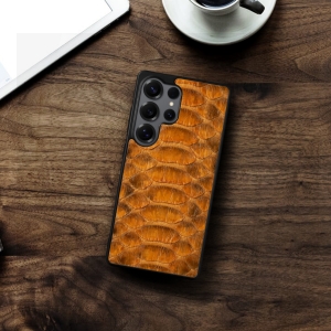 Накладка SkinBacker Python Scales для Samsung Galaxy S25 Ultra Коричневий
