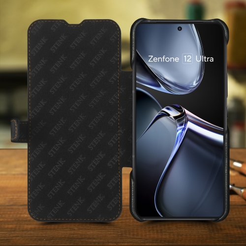 чохол-книжка на ASUS Zenfone 12 Ultra Чорний Stenk Premium фото 2