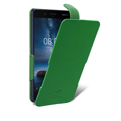 чохол-фліп на Nokia 8 Зелений Stenk Prime фото 2