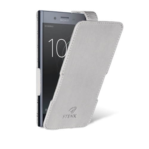 чехол-флип на Sony Xperia XZ Premium Белый Stenk Prime фото 2