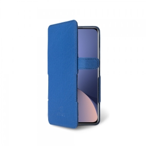 Чехол книжка Stenk Prime для Xiaomi 12 5G Ярко синий