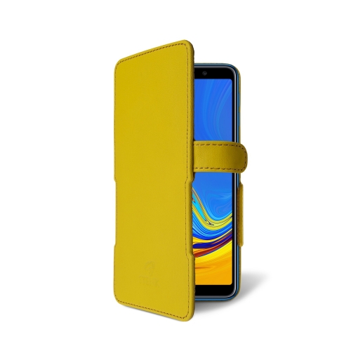чохол-книжка на Samsung Galaxy A7 (2018) Жовтий Stenk Prime фото 2