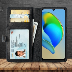 Чохол-портмоне Stenk Premium Wallet для ZTE Blade V40 Vita Чорний