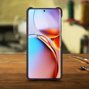 Шкіряна накладка Stenk Cover для Motorola Edge 40 Pro Чорна