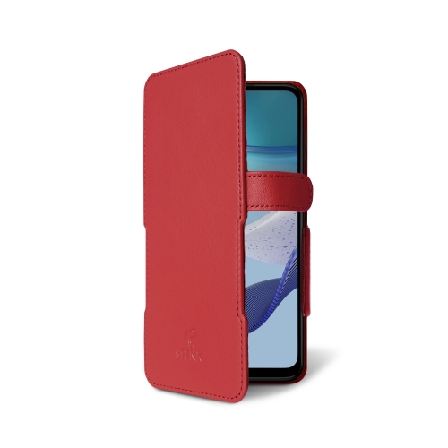 чехол-книжка на Motorola Moto G (2023) Красный  Prime фото 2