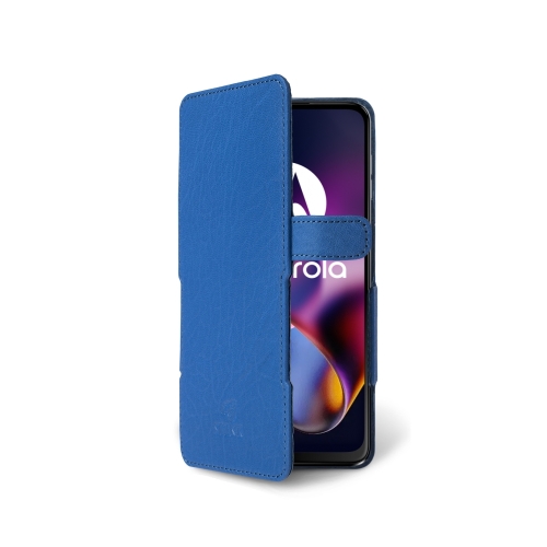 чехол-книжка на Motorola Moto G54 Ярко-синий Stenk Prime фото 2