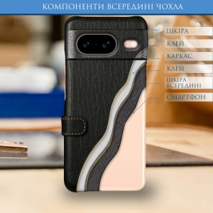 Чохол книжка Stenk Premium для Google Pixel 8 Чорний