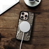 Накладка SkinBacker Mini Python Scales для Apple iPhone 16 Pro Натуральный