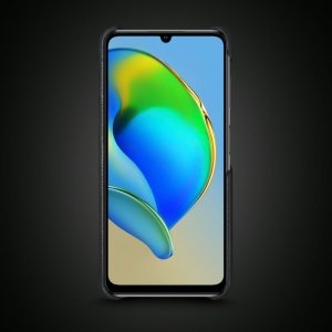 Шкіряна накладка Stenk WoodBacker для ZTE Blade V40 Vita Чорна