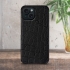 Шкіряна накладка Stenk Reptile Cover для Apple iPhone 15 Plus Чорна