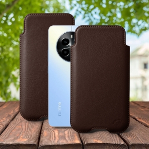 Футляр Stenk Sportage для Realme 13 4G Коричневый