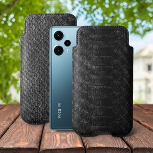 Футляр Stenk Sportage Python для Xiaomi Poco F5 Чорний