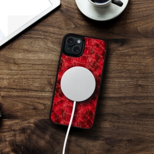 Накладка SkinBacker Python Scales для Apple iPhone 14 Plus Червоний