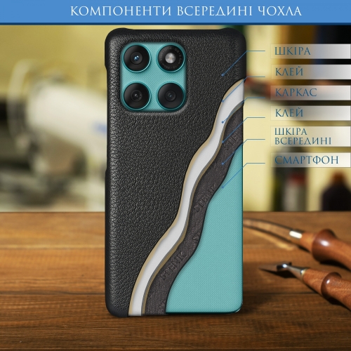 бампер на Motorola Edge 60 Fusion Черный Stenk Cover фото 4
