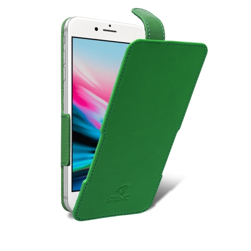 чехол-флип на Apple iPhone 8 Зелёный Stenk Prime фото 2