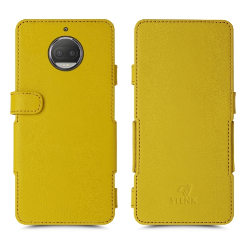 чехол-книжка на Motorola Moto G5S Plus Желтый Stenk Prime фото 1