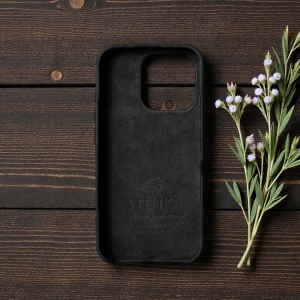 Накладка Stenk Cover Crazy Horse Apple iPhone 16 Pro Max Чорний