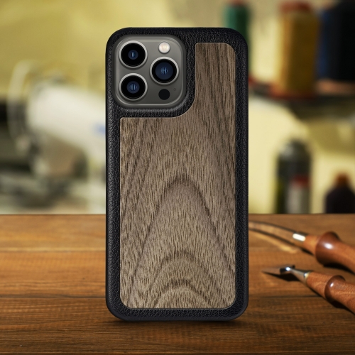 бампер на Apple iPhone 13 Pro Черный Stenk Cover WoodBacker фото 1