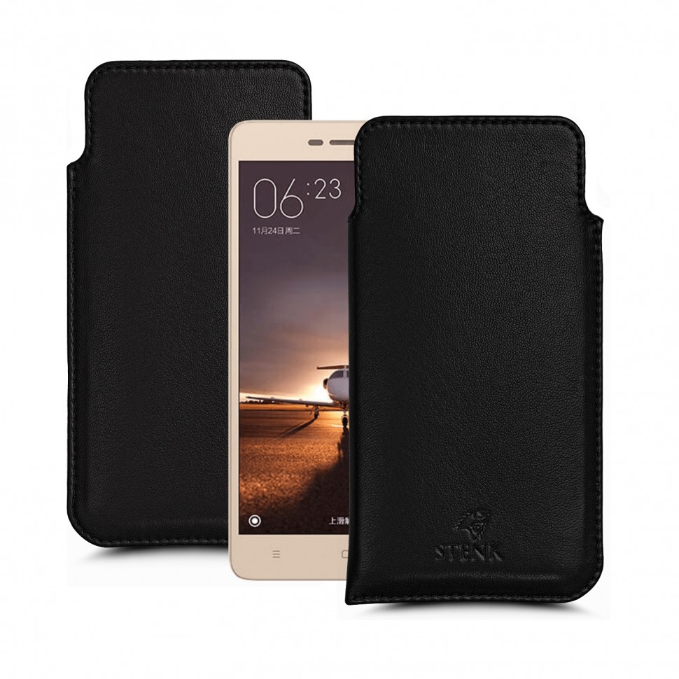

Футляр Stenk Elegance для Xiaomi Redmi 3 Чёрный, Черный
