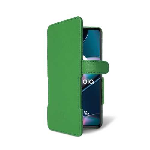 чехол-книжка на Motorola Edge 30 Pro Зелёный Stenk Prime фото 2