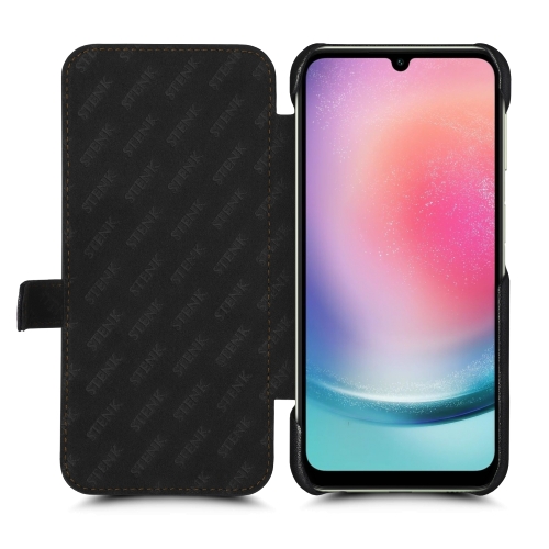 чехол-книжка на Samsung Galaxy A24 4G Черный Stenk Premium фото 2
