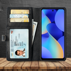 Чохол книжка Stenk Premium Wallet для TECNO Spark 10 Pro Чорний