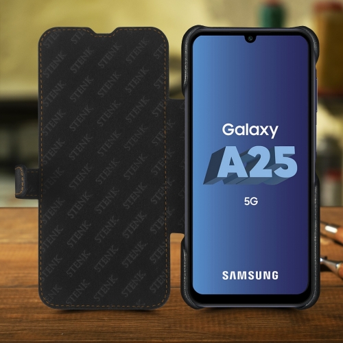 чехол-книжка на Samsung Galaxy A25 Черный Stenk Premium фото 2