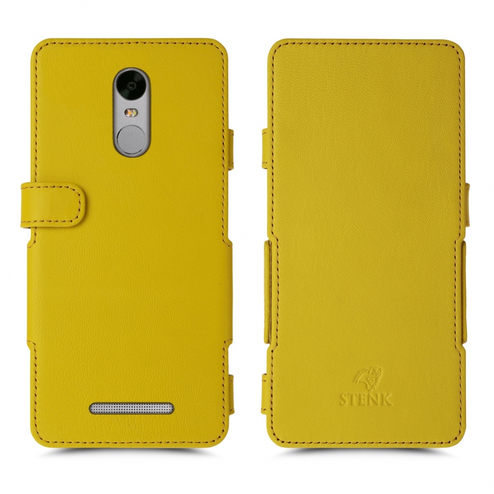 

Чехол книжка Stenk Prime для Xiaomi Redmi Note 3 Pro SE Желтый