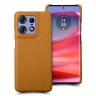 Шкіряна накладка Stenk Cover для Motorola Edge 50 Pro Camel