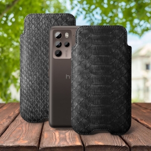 Футляр Stenk Sportage Python для HTC U23 Pro Чёрный