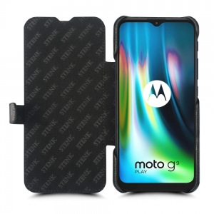Чохол книжка Stenk Premium для Motorola Moto G9 Play Чорний