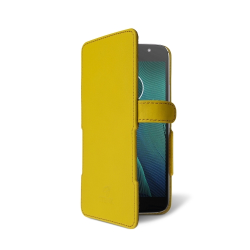 чехол-книжка на Motorola Moto G5S Желтый Stenk Prime фото 2