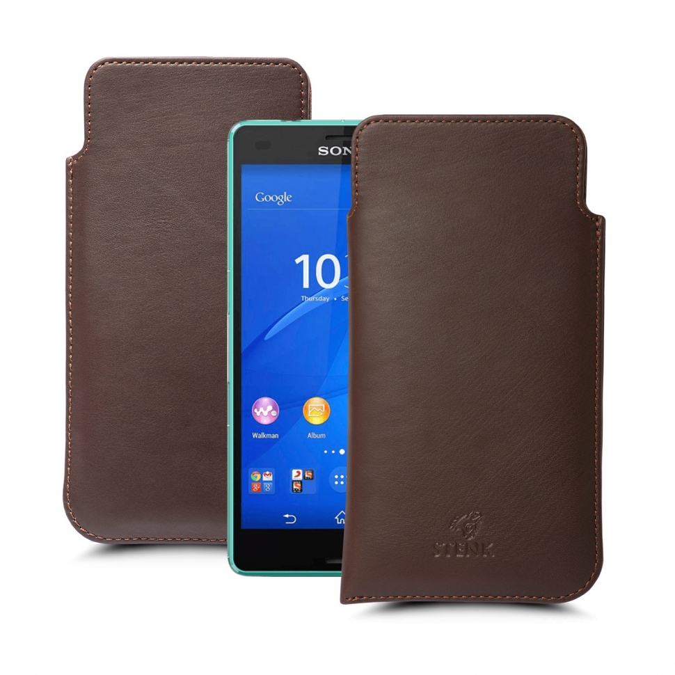 

Футляр Stenk Elegance для Sony Xperia Z3 Compact Коричневый