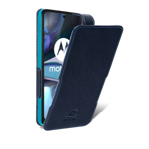чехол-флип на Motorola Moto G22 Синий Stenk Prime фото 2
